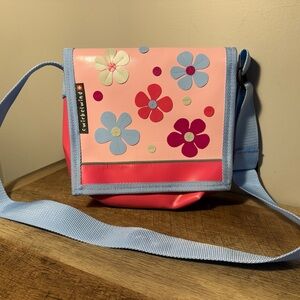 Cwirbelwind Swiss Young Child’s Messenger Bag with Flower Design